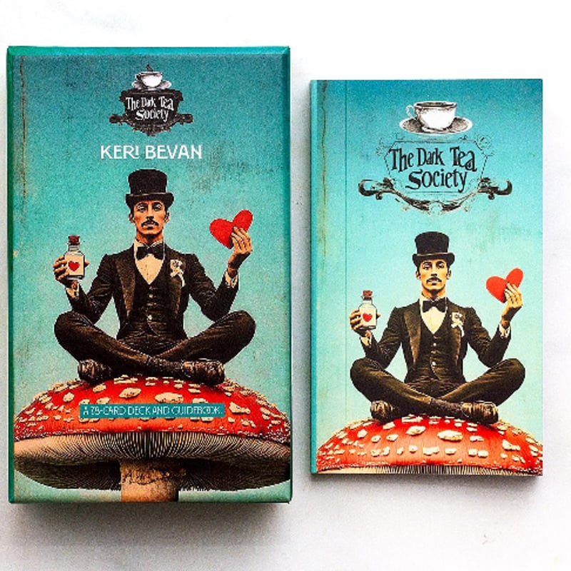 洋書 THE DARK TEA SOCIETY TAROT Dark Tea Society Tarot Deck: Rider Waite Style, Victorian