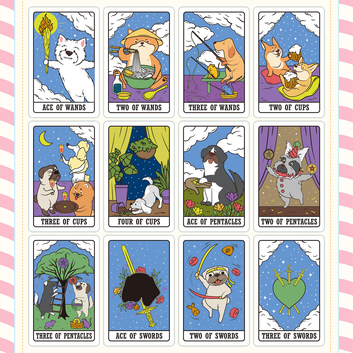のんびり犬のタロットカード (正規品・希少) | タロクル｜TaroCle