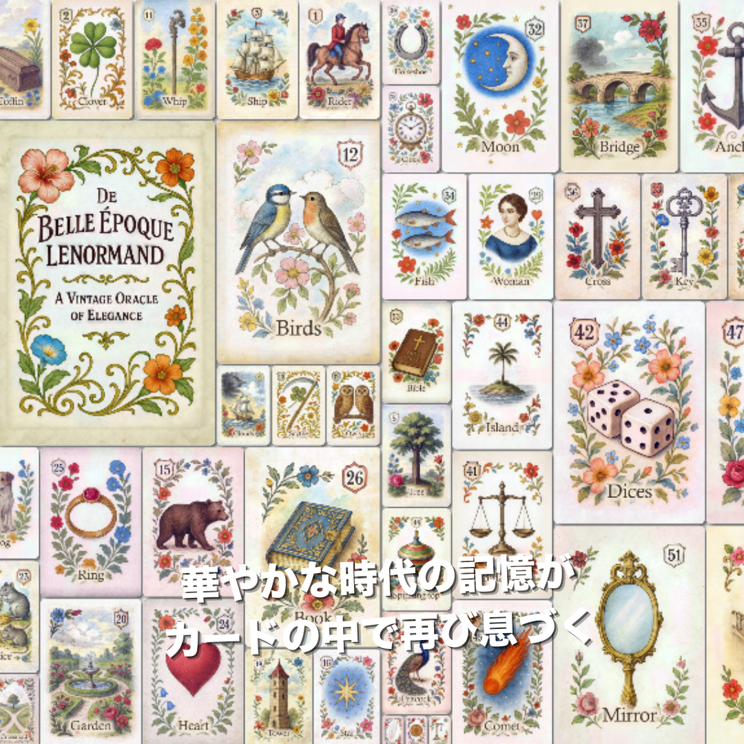 ドゥ・ベル・エポック・ルノルマンカード｜作者直輸入・希少デッキ