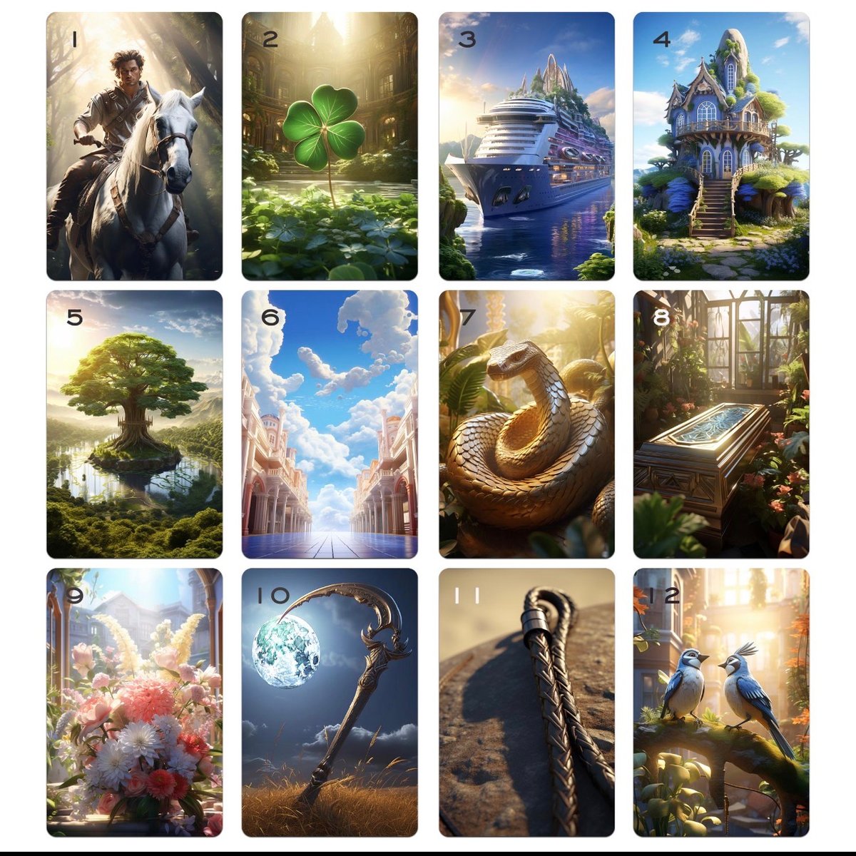 ドーン・イリュージョン・ルノルマンカード ｜作者直輸入・希少デッキ