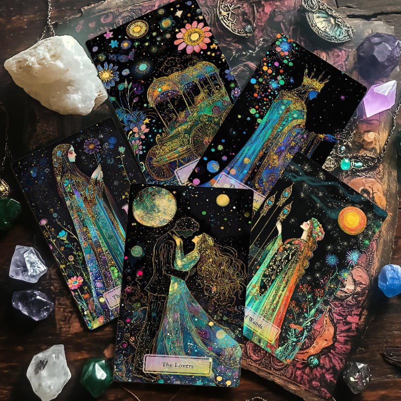 【正規品タロットカード】希少レア✨鮮やかな色彩のカーニバルを描いた超美麗デッキ ミスティックフェアタロットカード (正規品・希少) | タロクル
