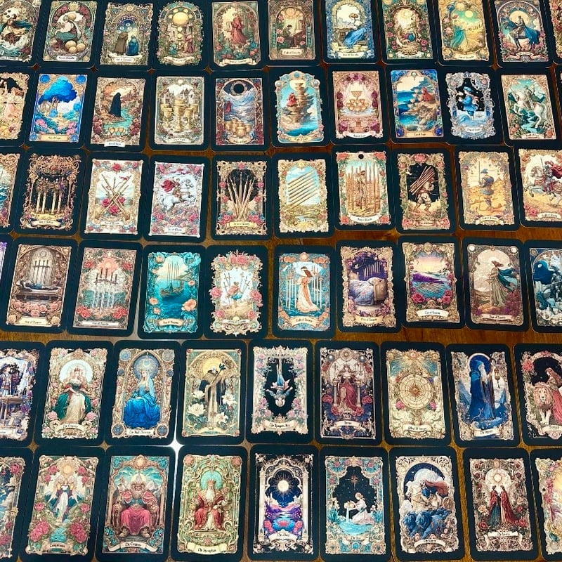 アンティークオーロラタロットカード｜作者直輸入・希少デッキ