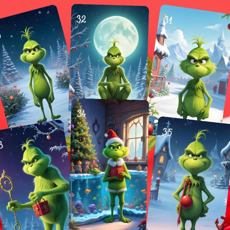 グリンチクリスマスルノルマンカード (正規品・希少) | タロクル