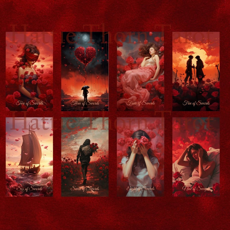 入手困難な海外デッキが待望の入荷✨超美麗バラのデッキ✨レッドローズタロットカード 入手困難な海外デッキが待望の入荷✨超美麗バラのデッキ✨