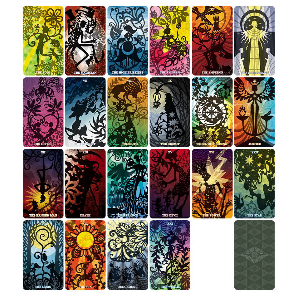 【正規品タロットカード】シルエットタロット 3rdエディション 月ver シルエットタロットカード第3版｜正規輸入品 | タロクル｜TaroCle