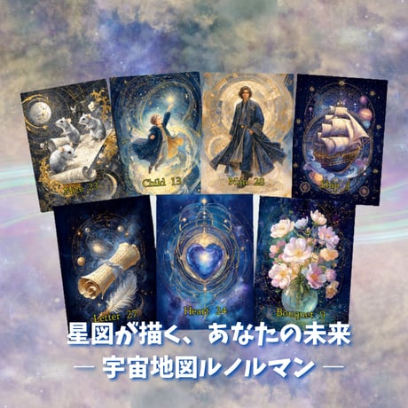 宇宙地図ルノルマンカード｜作者直輸入・希少デッキ