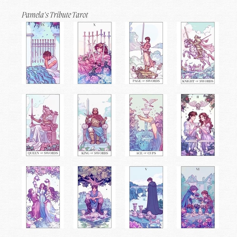 パメラのトリビュートタロットカード｜作者直輸入・希少デッキ