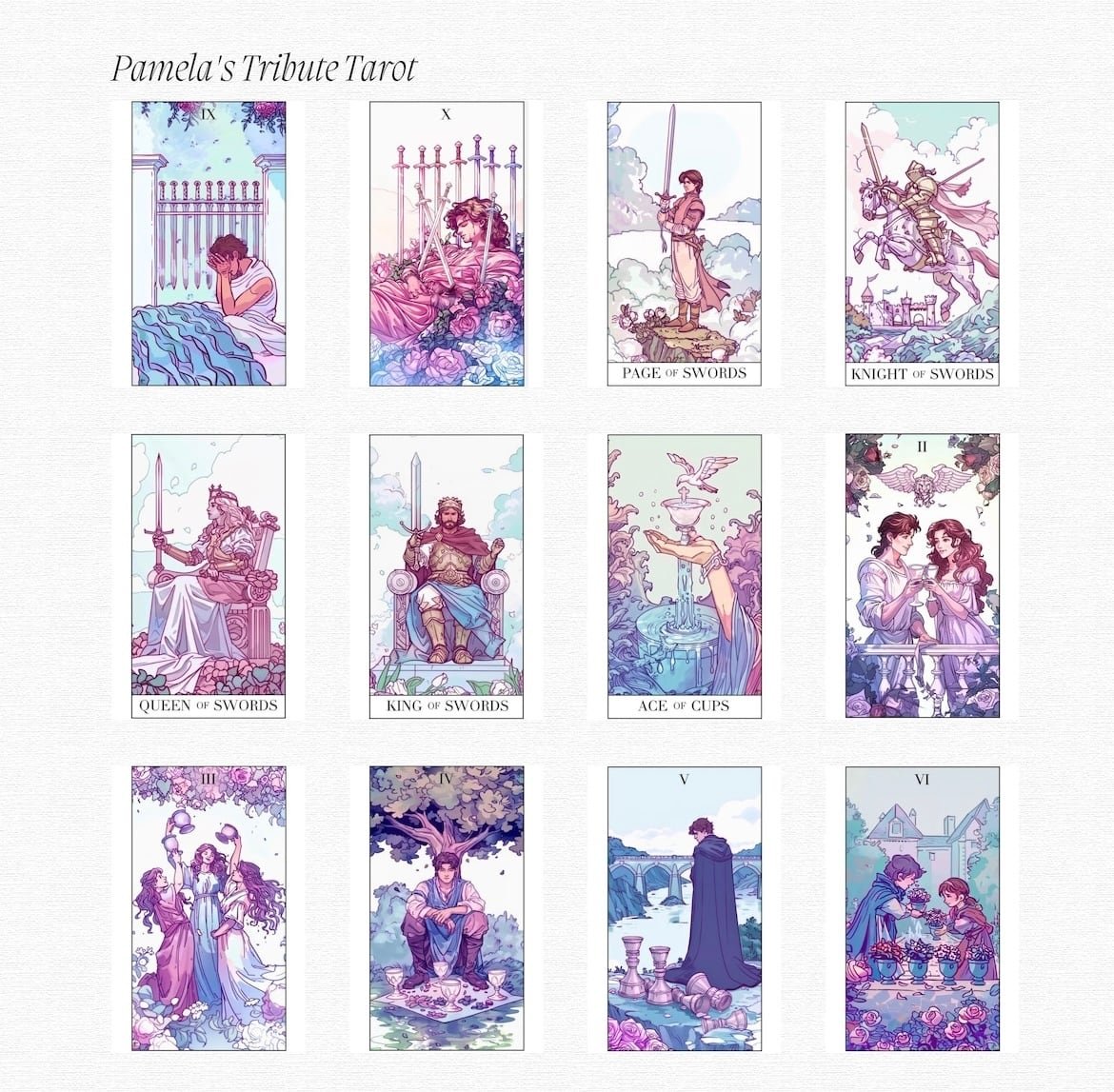 パメラのトリビュートタロットカード｜作者直輸入・希少デッキ