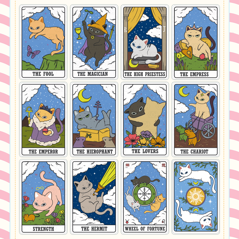 のんびり猫のタロットカード (正規品・希少) | タロクル｜TaroCle