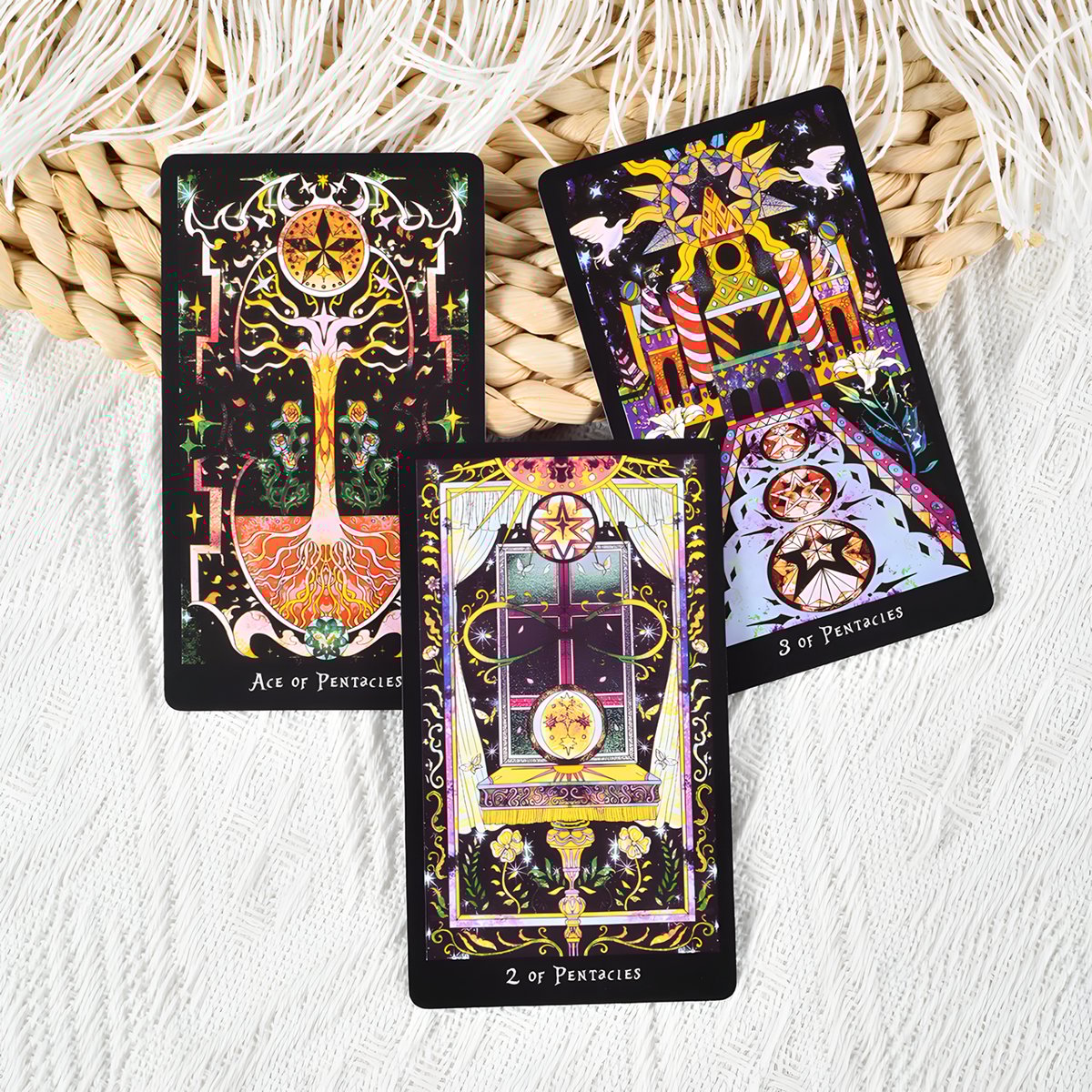 【正規品タロットカード】希少海外インディーズ✨夜を照らす星々の星月夜タロット 正規品タロットカード】希少海外インディーズ✨夜を照らす星々の星月夜