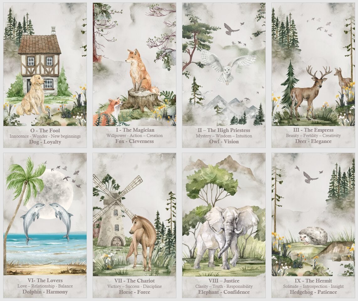 アニマルスピリットタロットカード｜作者直輸入・希少デッキ