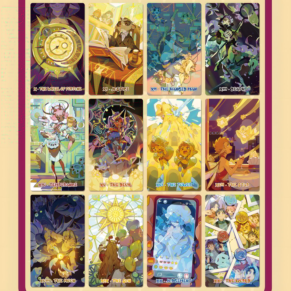 【正規品タロットカード】超美麗✨希少海外インディーズ✨幻想的なダークアートデッキ 正規品タロットカード】希少レア✨鮮やかな色彩のカーニバルを