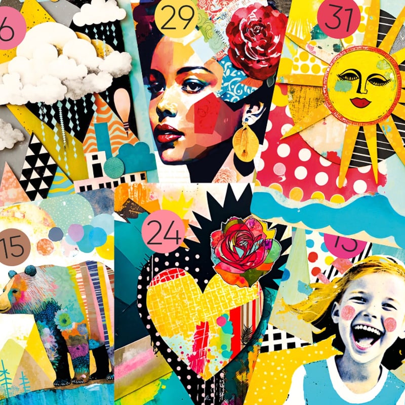 ✨正規品・未開封✨神秘的なコラージュアートのタロットカード・ルノルマンカード Amazon.co.jp: 神秘的なコラージュアートのタロットカード