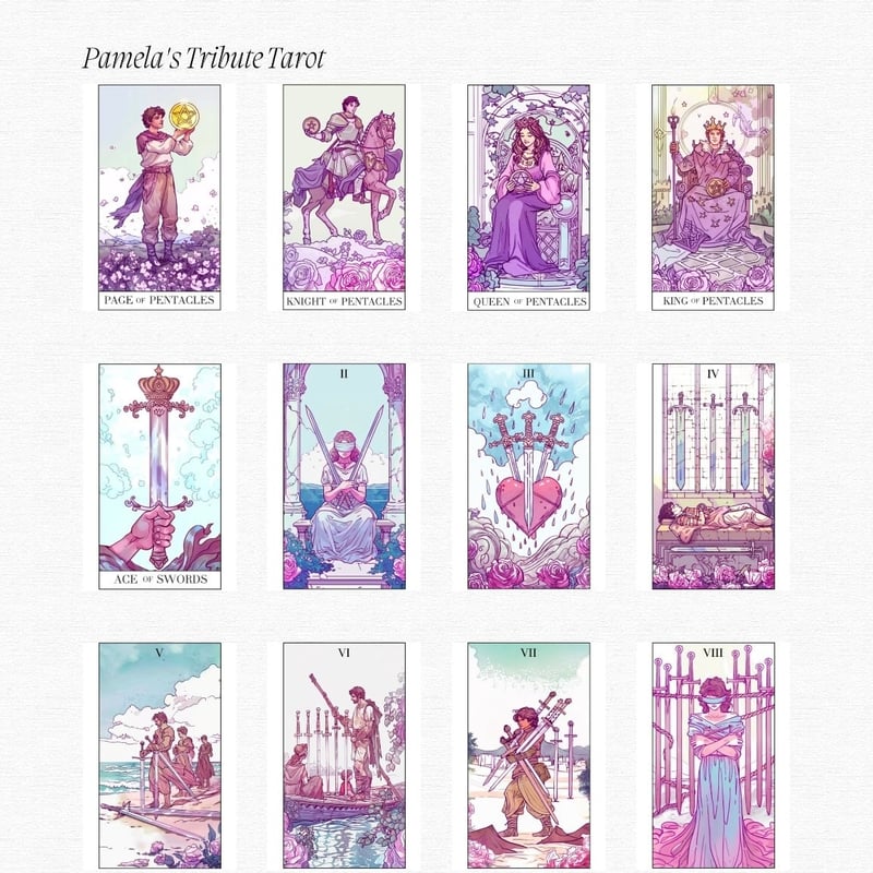パメラのトリビュートタロットカード｜作者直輸入・希少デッキ
