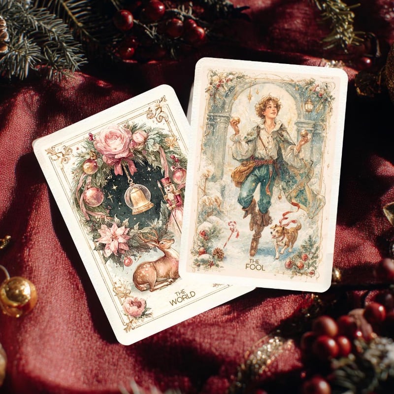 クリスマスアルカナタロットカード｜作者直輸入・希少デッキ