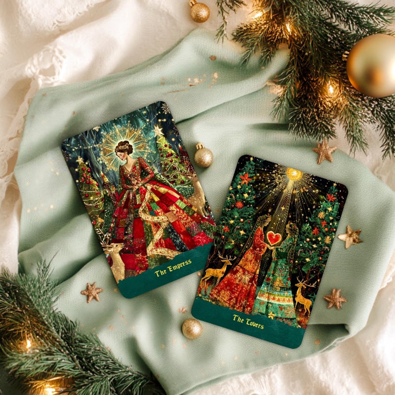 クリスマス☆タロットカード☆Starry Night Tarot Starry Night Christmas Tarot Deck: 78 Celestial Cards With