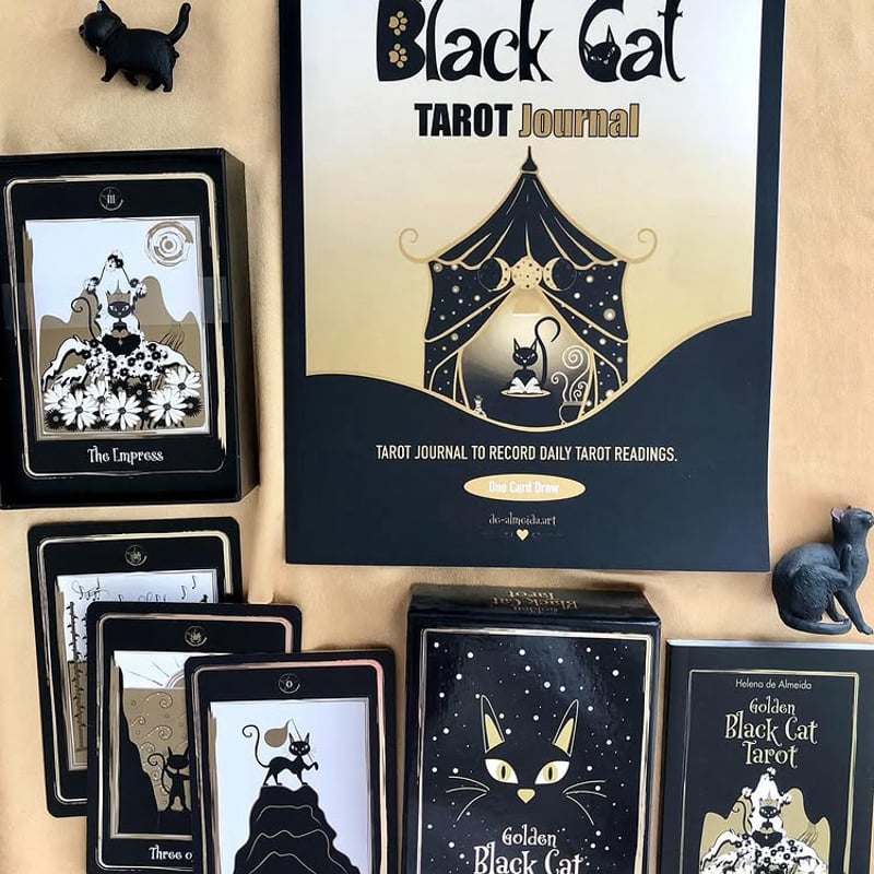 ゴールデンブラックキャットタロットカード｜正規輸入品 | タロクル