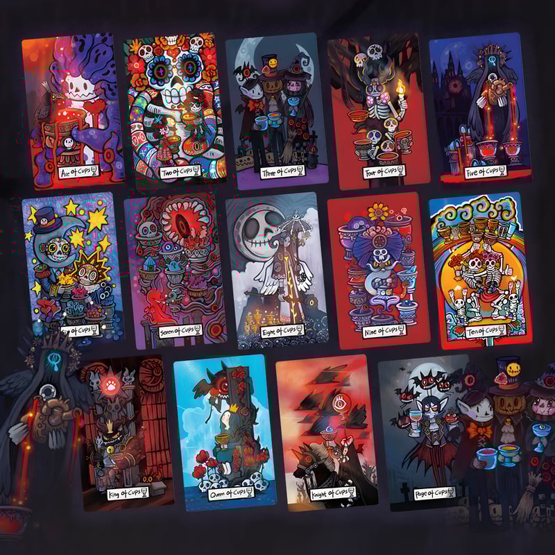 ✅訳ありデッキ✅超希少！唯一無二のデザインの芸術品のような海外タロットカード ✓訳ありデッキ✓超希少！唯一無二のデザインの芸術品の