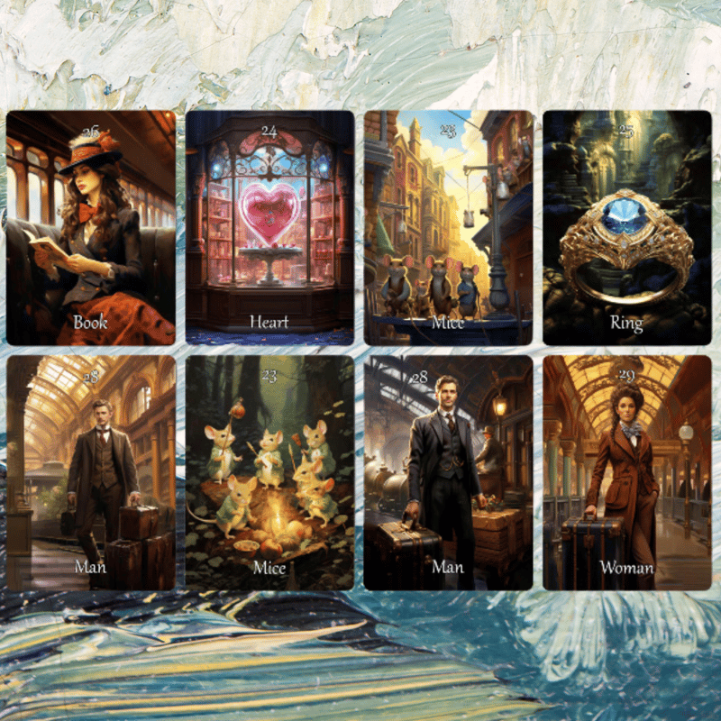 【正規品ルノルマンカード】超美麗✨海外インディーズ✨ロマンティックヴィンテージ 正規品ルノルマンカード】超美麗✨海外インディーズ