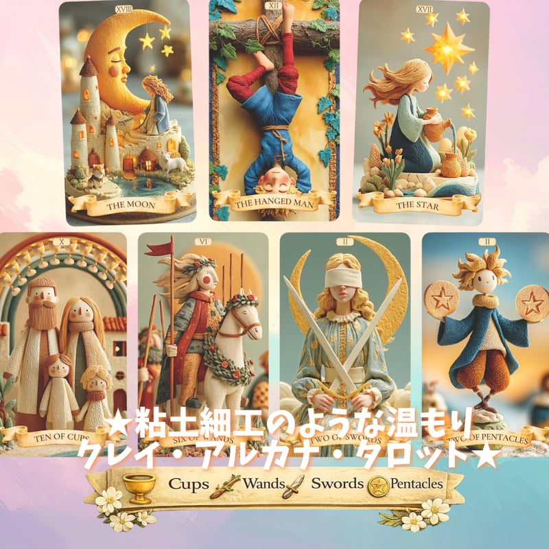 【正規品オラクルカード】超美麗✨海外インディーズ✨柔らかなパステルカラーのデッキ CATEGORY パステルカラー/柔らかな色 | タロクル｜TaroCle (海外
