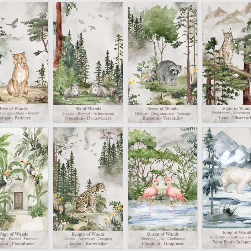 アニマルスピリットタロットカード｜作者直輸入・希少デッキ