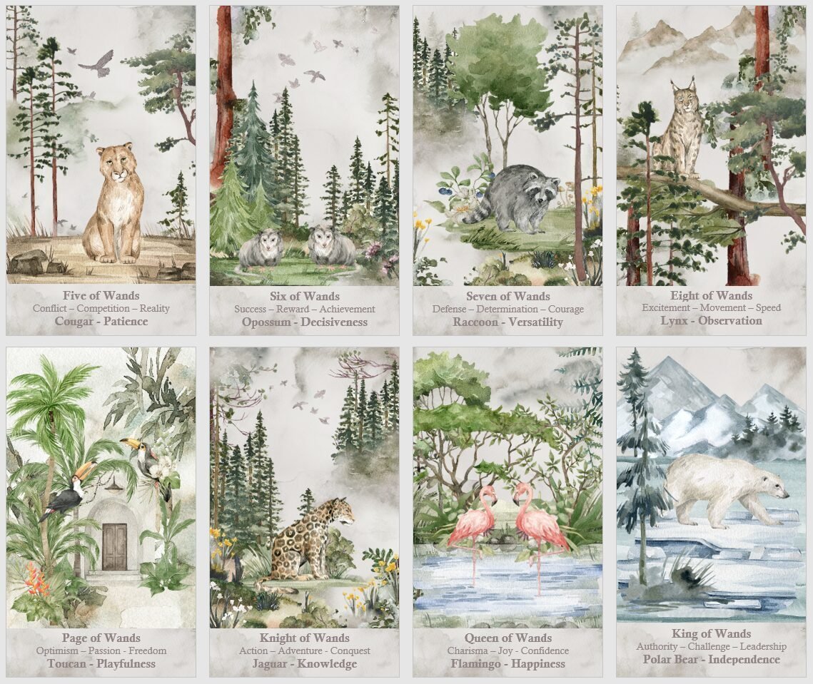 アニマルスピリットタロットカード｜作者直輸入・希少デッキ
