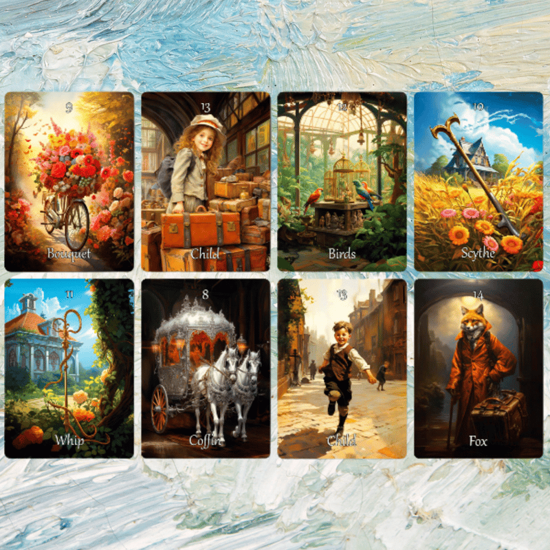 【正規品ルノルマンカード】ヴィンテージ＆エレガンスな夜会を描く美麗デッキ 正規品ルノルマンカード】ヴィンテージ＆エレガンスな夜会を描く