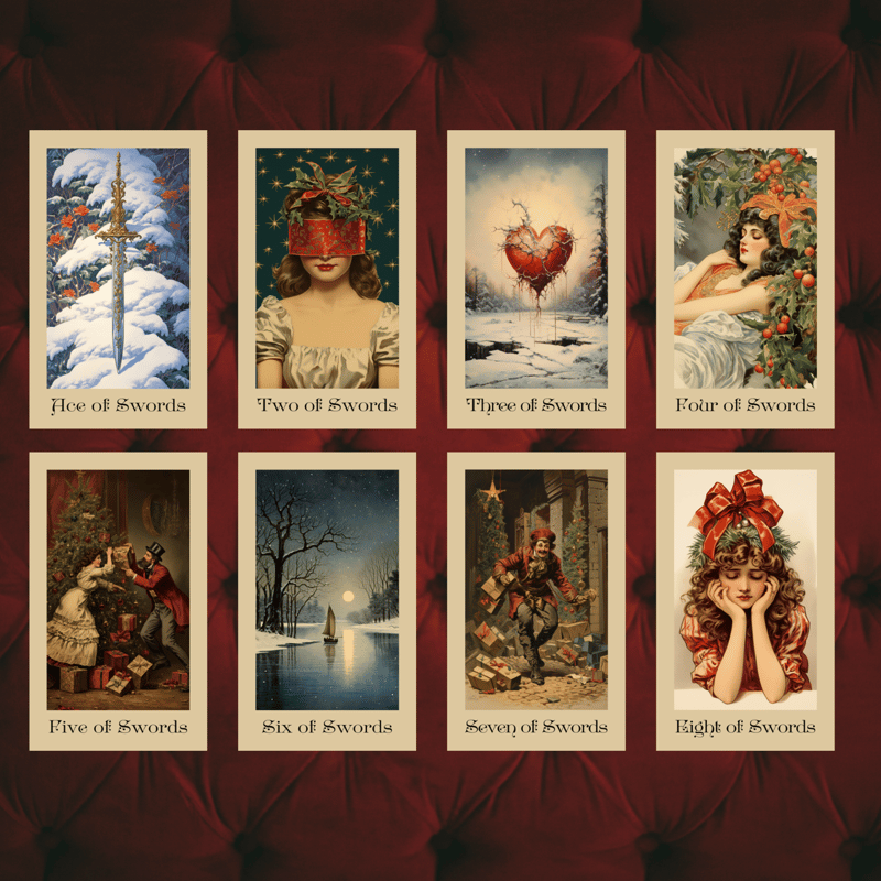 ヴィンテージ・クリスマスタロットカード｜作者直輸入・希少デッキ