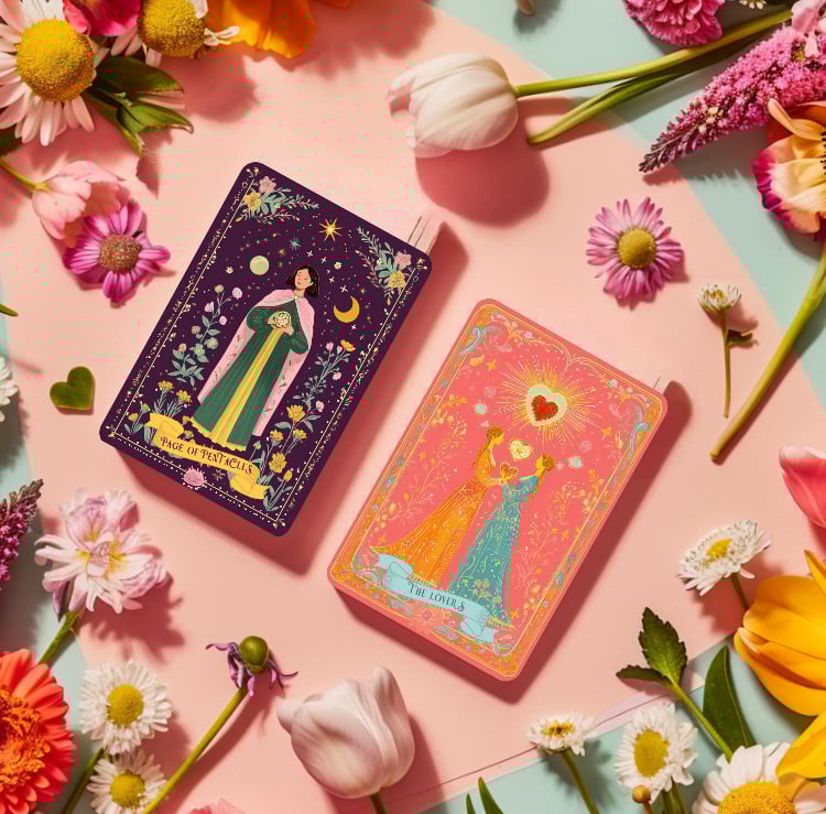 正規品✨希少海外デッキ✨パワフルでカラフルでビビットな現代的タロットカード Amazon.co.jp: LFHNKNT タロットカードデッキ78カードフルカラー