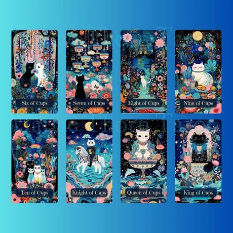 セレスティアル・キャット・タロット(Celestial Cats Tarot)｜作者直輸入・希少デッキ