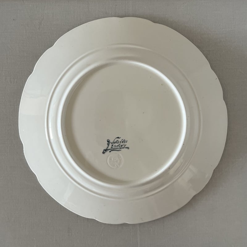 ◯H.B&Cie “FLEURS COUPEES”平皿 N-619