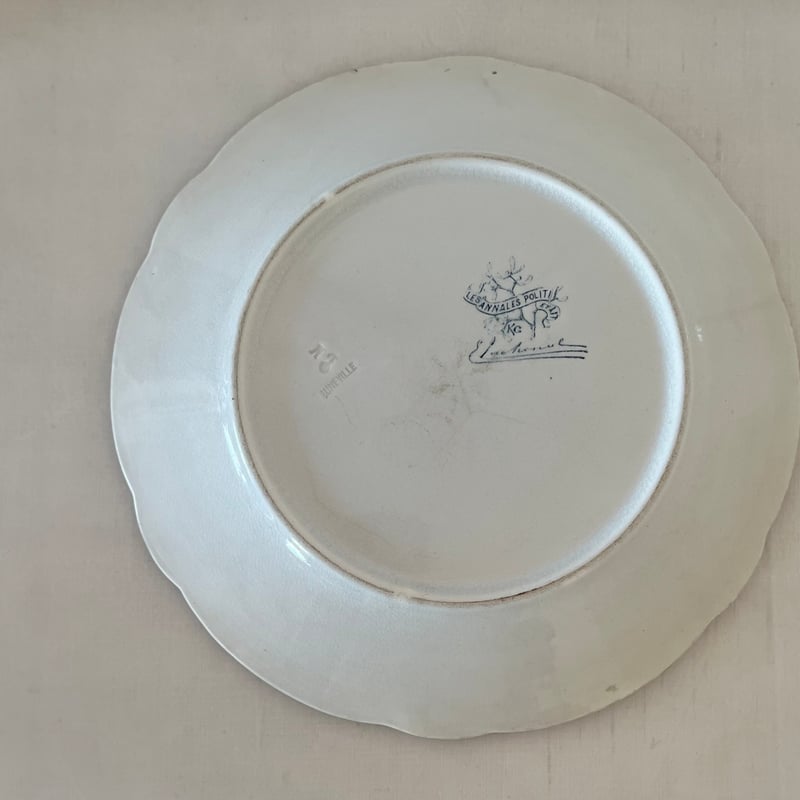 K&G Lunéville エドモンラシュナルによるヤドリギのディナー皿B