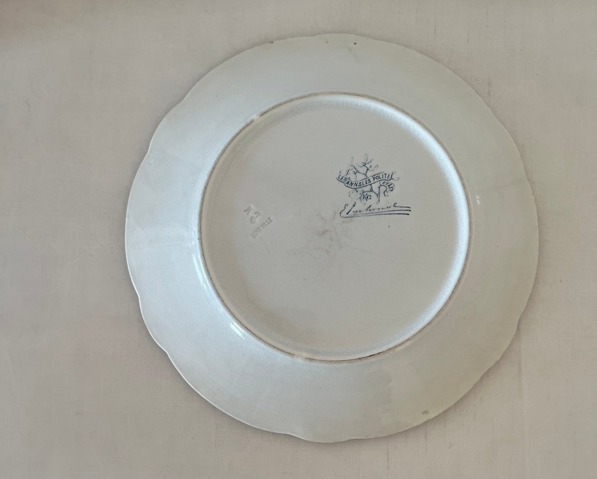 K&G Lunéville エドモンラシュナルによるヤドリギのディナー皿B