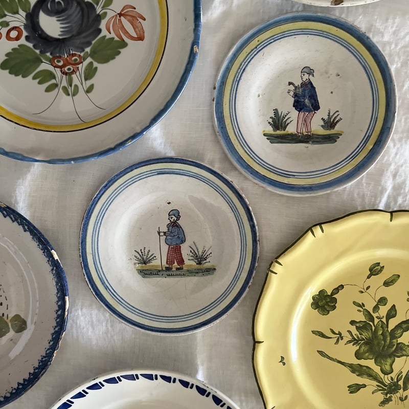 【未使用】アンリオカンペール　稀少デザイン フランス製　27cm皿 未使用】アンリオカンペール 稀少デザイン フランス製 27cm皿 未使用