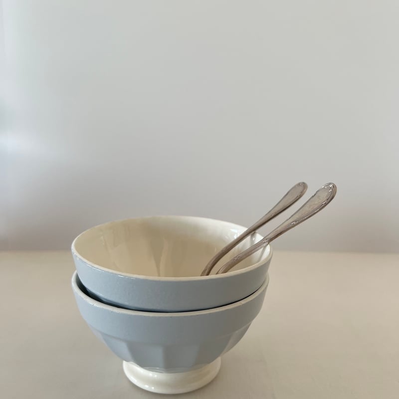 アンティークカフェオレボウル（ブルーグレー）
