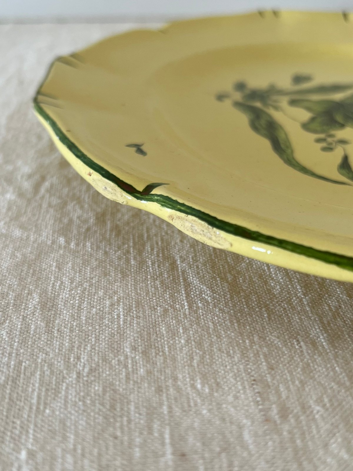 【100 DRINE】フランス　絵皿 100 DRINE】フランス 絵皿