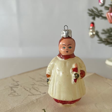女の子ヴィンテージオーナメントソビエト