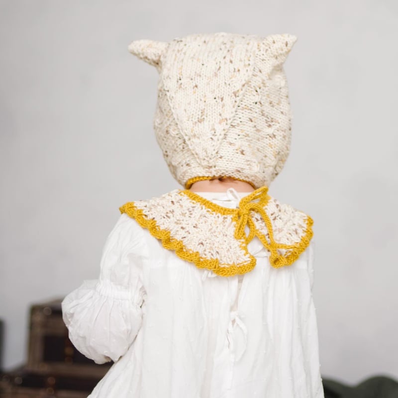 別珍フルボンネット a:ruco 耳が聴こえるフルボンネ 別珍フルボンネット a:ruco 耳が聴こえるフルボンネ 別珍