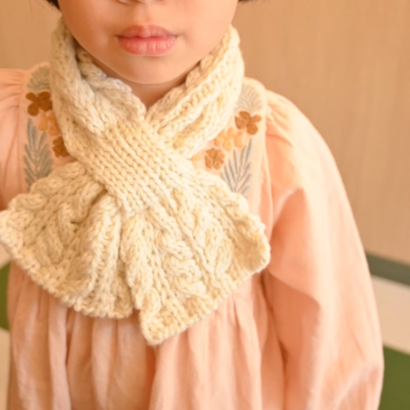 フリーパターン〕ケーブルマフラー（編み図のみ） | coral