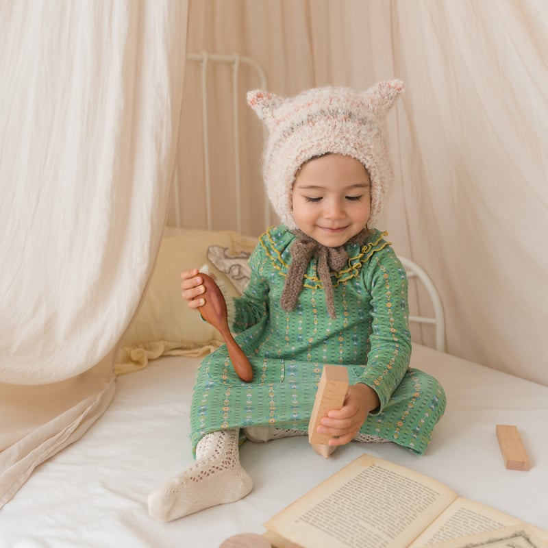 BABY ねこみみボンネット　ピンク BABY,THE STARS SHINE BRIGHT / ねこみみボンネット ピンク S-25