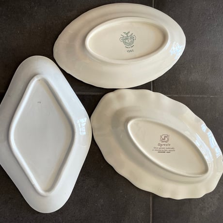 【ラヴィエ3点セット】 St Amandサンタマン , Villeroy&Boch ビレロイボッホ , Sarregueminesサルグミンヌ、アグレステ