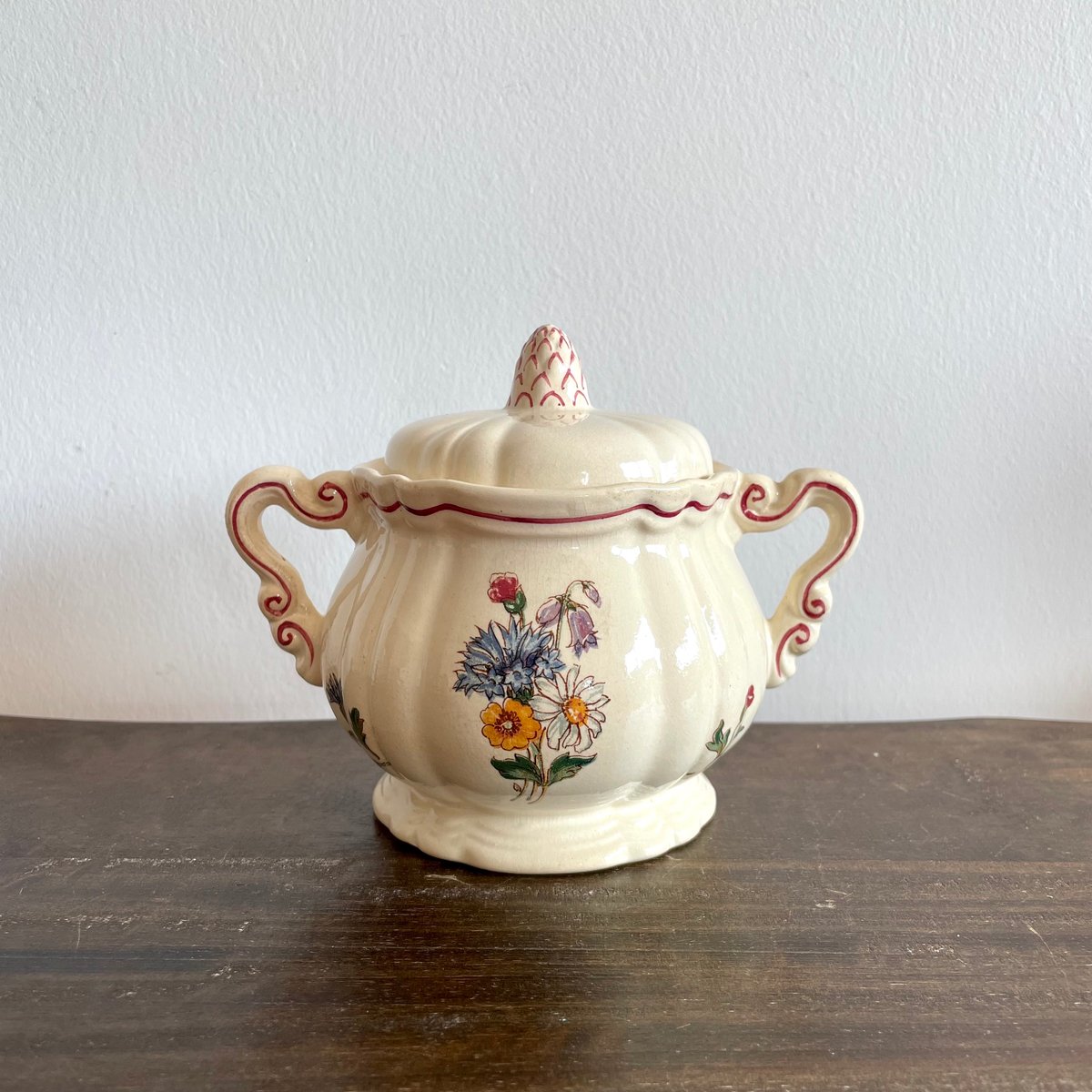 フランスアンティーク サルグミンヌ Agreste シュガーポット&クリーマー