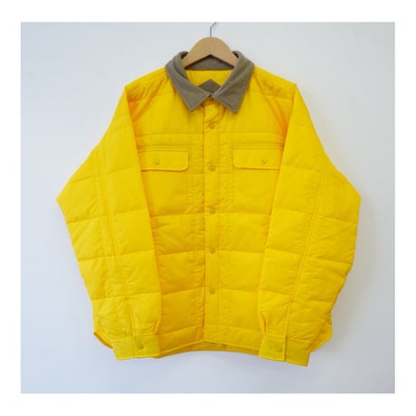 QUILTED PUFFY SHIRT (YELLOW)