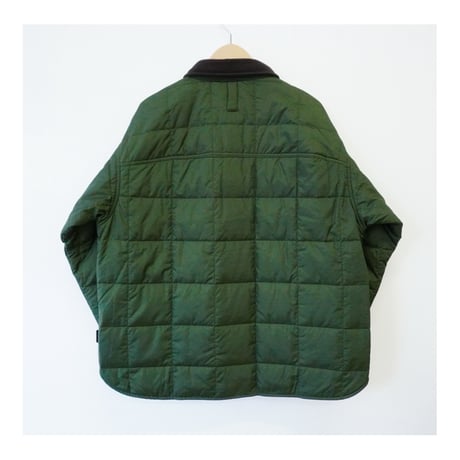 QUILTED PUFFY SHIRT (OLIVE)