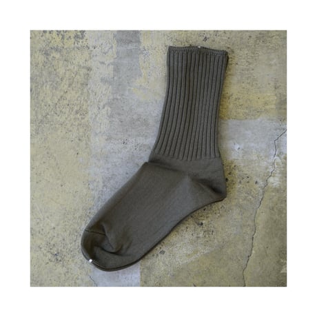 RIB SOX (KHAKI)