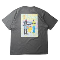 "JAMAICAN SCENE" T-SHIRTS (GRAY)