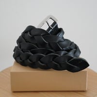 "ONE FITS ALL LONG MESH BELT" (BLACK)