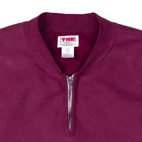 HALF-ZIP CREW SWEAT (D.BLUE)