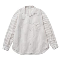 M.K STRIPE SHIRTS (BROWN STRIPE)