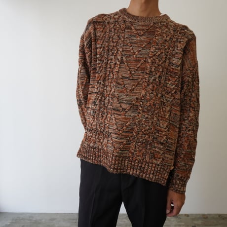 MIX CABLE WIDE CREW (BROWN)
